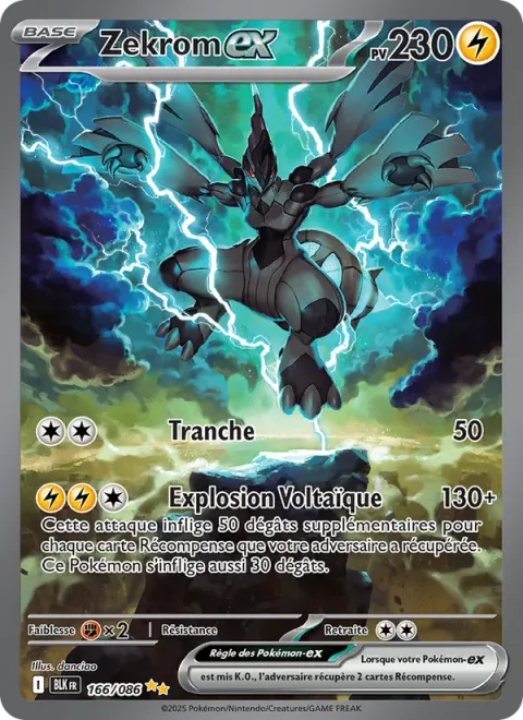 Zekrom ex [Slash | Voltage Burst]