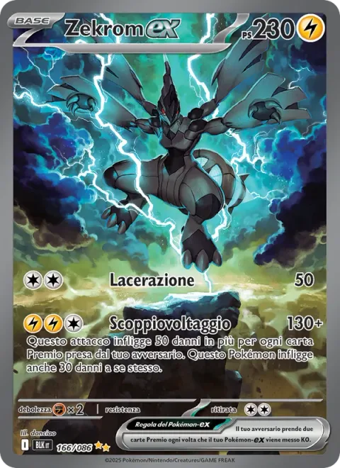 Zekrom ex [Slash | Voltage Burst]