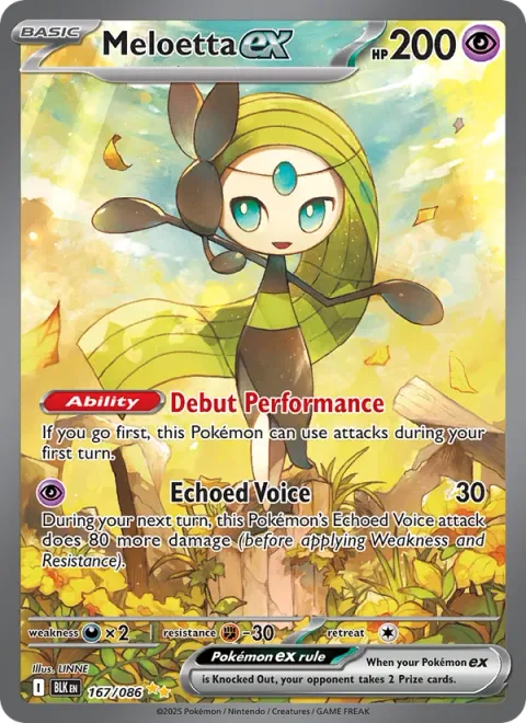 Meloetta ex [Debut Performance | Echoed Voice]