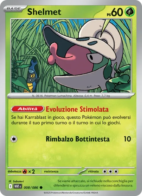 Shelmet [Stimulated Evolution | Headbutt Bounce]