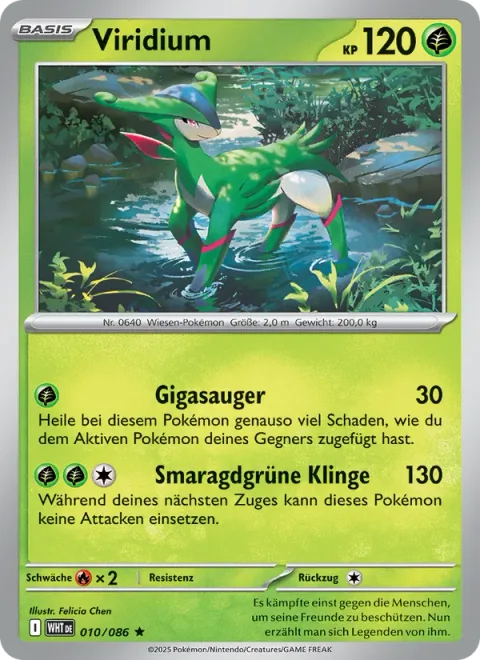 Virizion [Giga Drain | Emerald Blade]