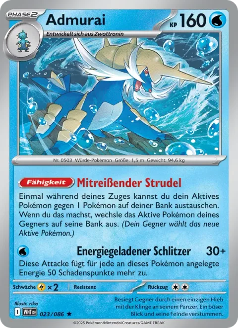 Samurott [Torrential Whirlpool | Energized Slash]