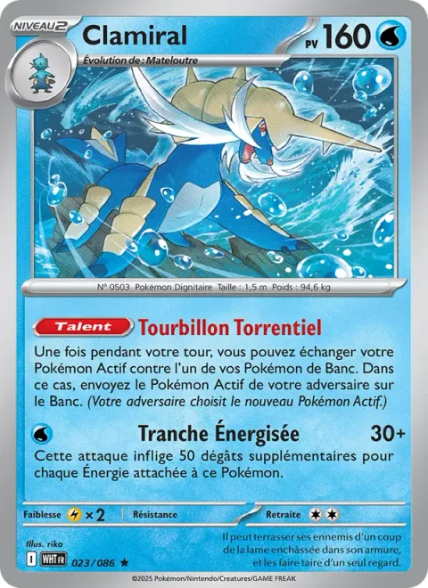 Samurott [Torrential Whirlpool | Energized Slash]