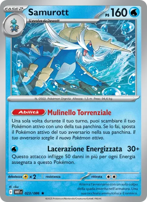 Samurott [Torrential Whirlpool | Energized Slash]