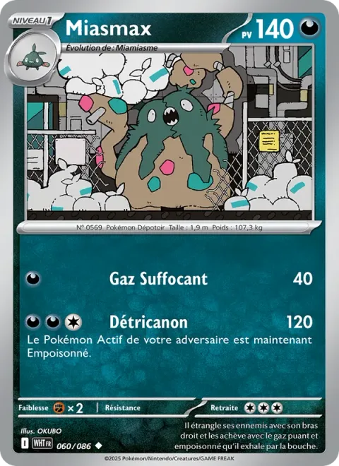 Garbodor [Suffocating Gas | Gunk Shot]