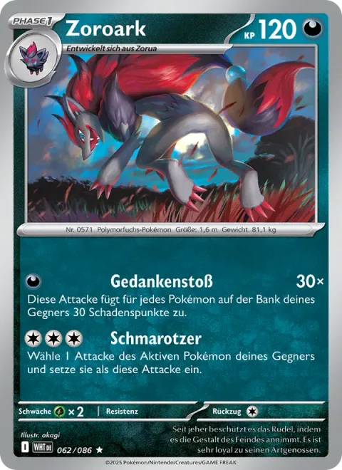 Zoroark [Mind Jack | Foul Play]