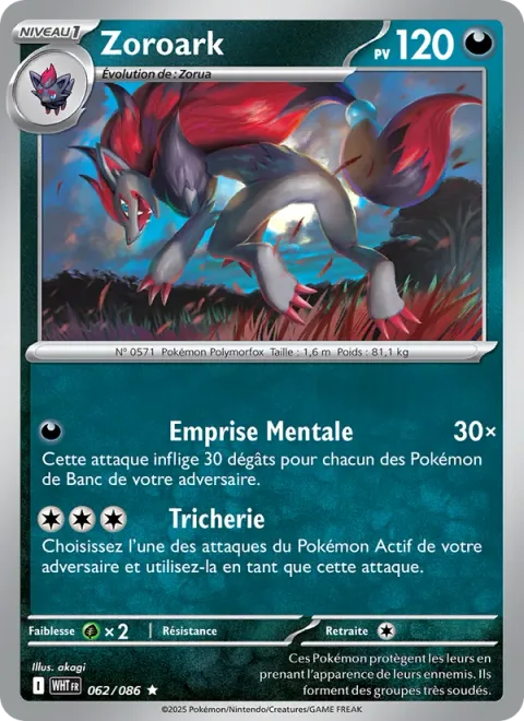 Zoroark [Mind Jack | Foul Play]