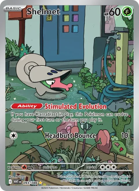Shelmet [Stimulated Evolution | Headbutt Bounce]
