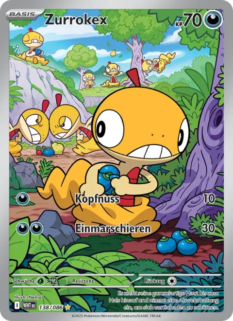 Scraggy [Headbutt | Invade]