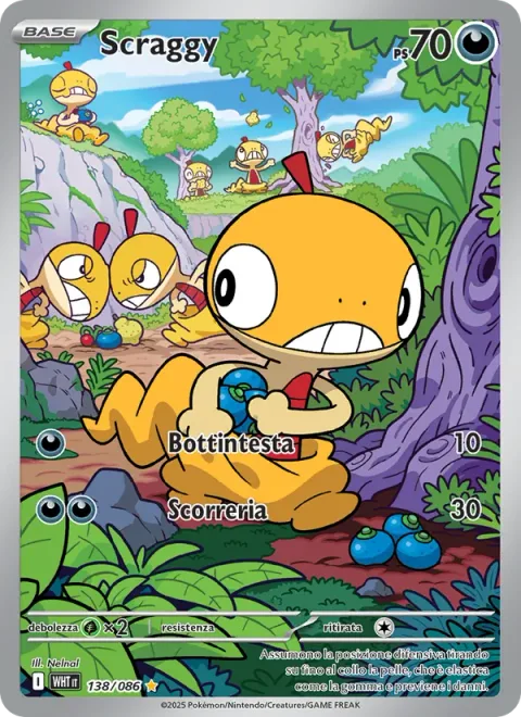 Scraggy [Headbutt | Invade]