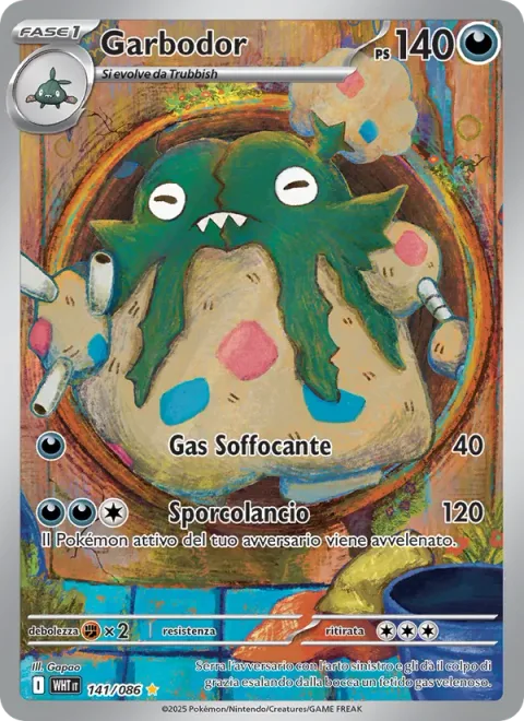 Garbodor [Suffocating Gas | Gunk Shot]