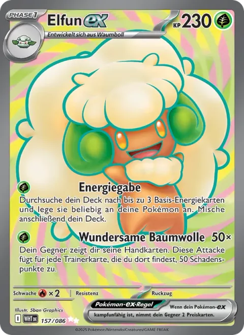 Whimsicott ex [Energy Gift | Wondrous Cotton]