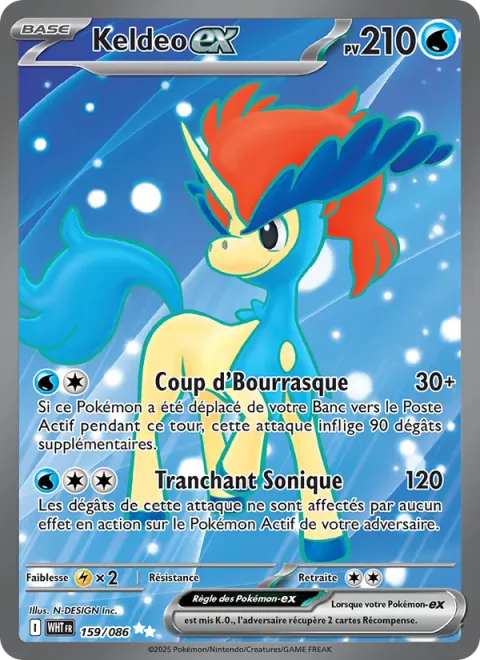 Keldeo ex [Gale Thrust | Sonic Edge]