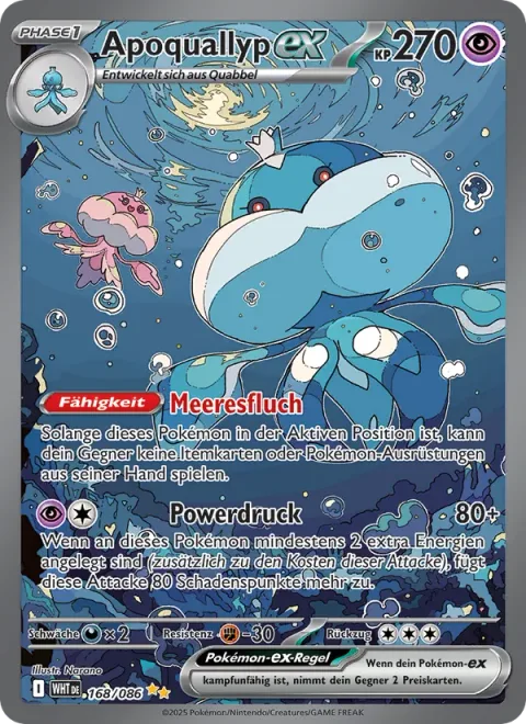 Jellicent ex [Oceanic Curse | Power Press]