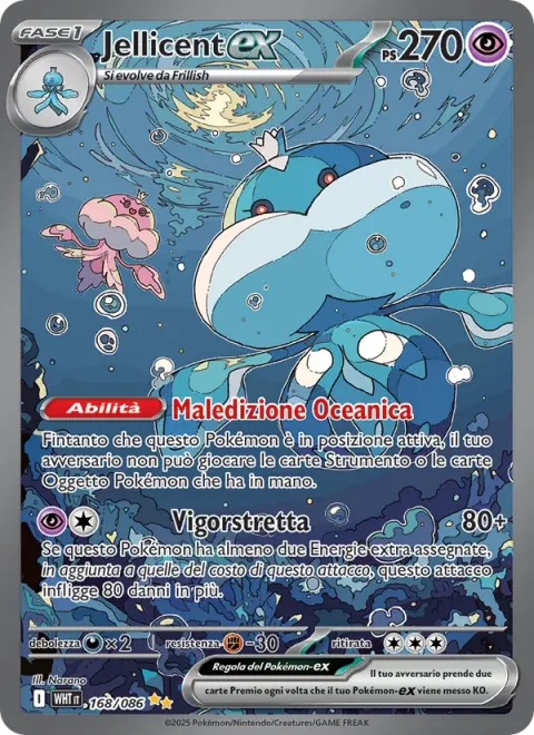 Jellicent ex [Oceanic Curse | Power Press]