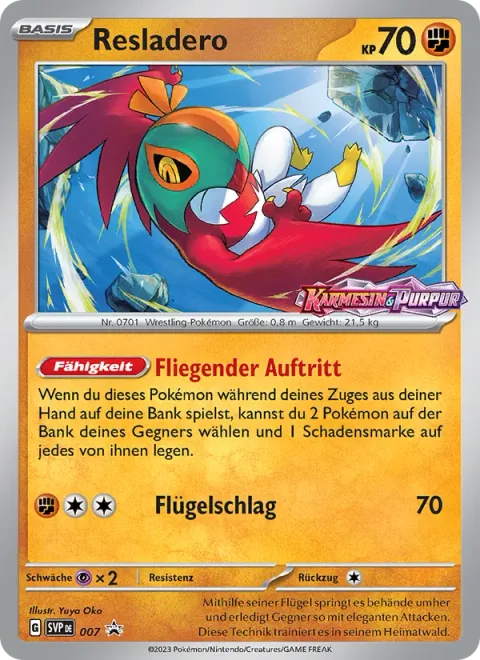 Hawlucha [Flying Entry | Wing Attack]