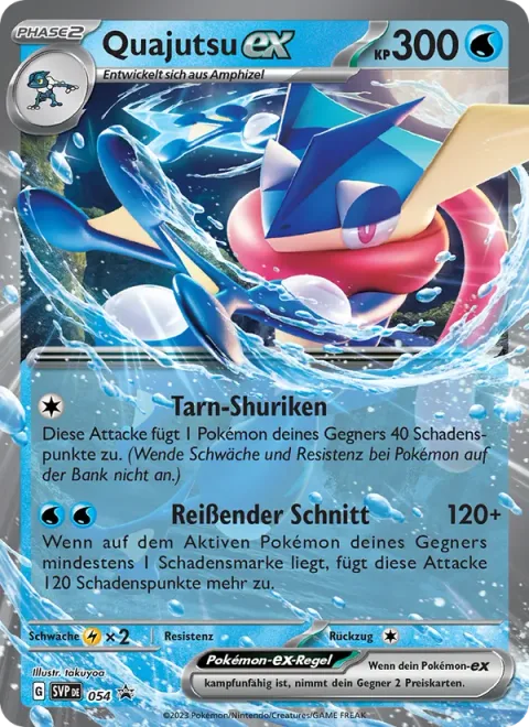 Greninja ex [Stealthy Shuriken | Torrential Slash]