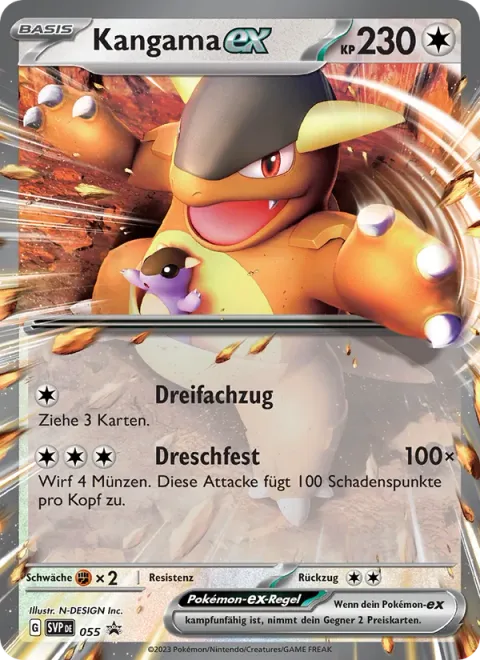 Kangaskhan ex [Triple Draw | Incessant Punching]