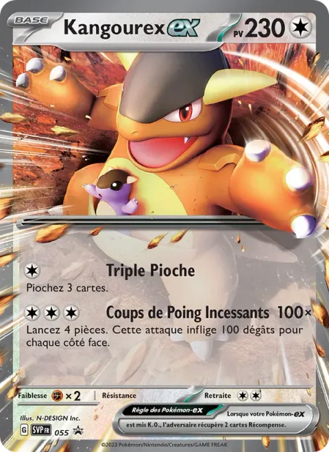 Kangaskhan ex [Triple Draw | Incessant Punching]