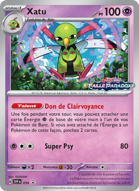 Xatu [Clairvoyant Sense | Super Psy Bolt]