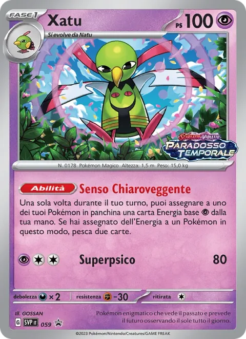 Xatu [Clairvoyant Sense | Super Psy Bolt]