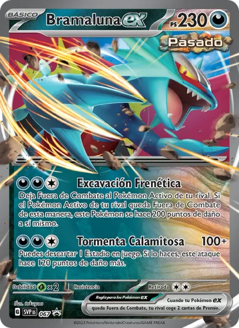 Roaring Moon ex [Frenzied Gouging | Calamity Storm]