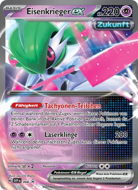 Iron Valiant ex [Tachyon Bits | Laser Blade]
