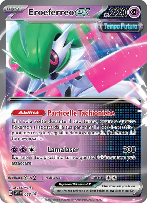 Iron Valiant ex [Tachyon Bits | Laser Blade]
