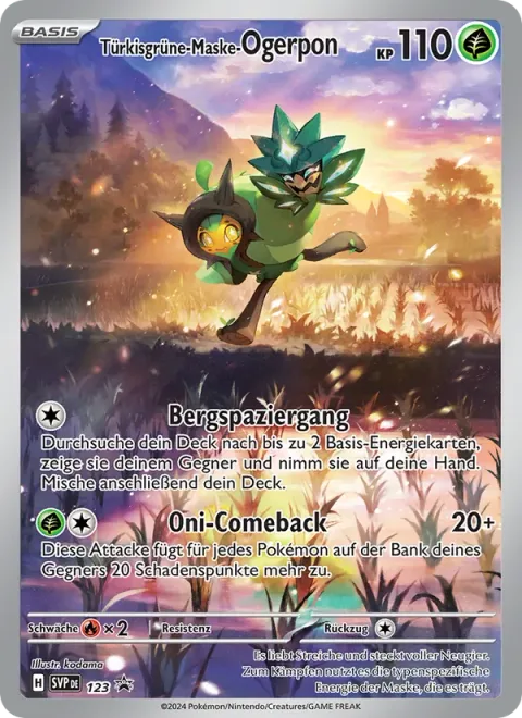 Teal Mask Ogerpon [Mountain Stroll | Ogre Comeback]
