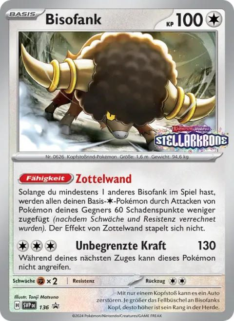 Bouffalant [Curly Wall | Boundless Power]