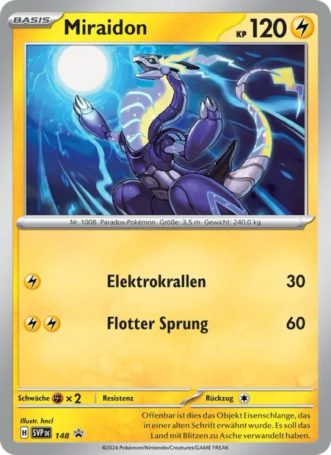 Miraidon [Electric Claws | Mach Bolt]