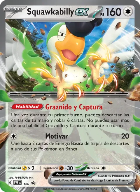 Squawkabilly ex [Squawk and Seize | Motivate]