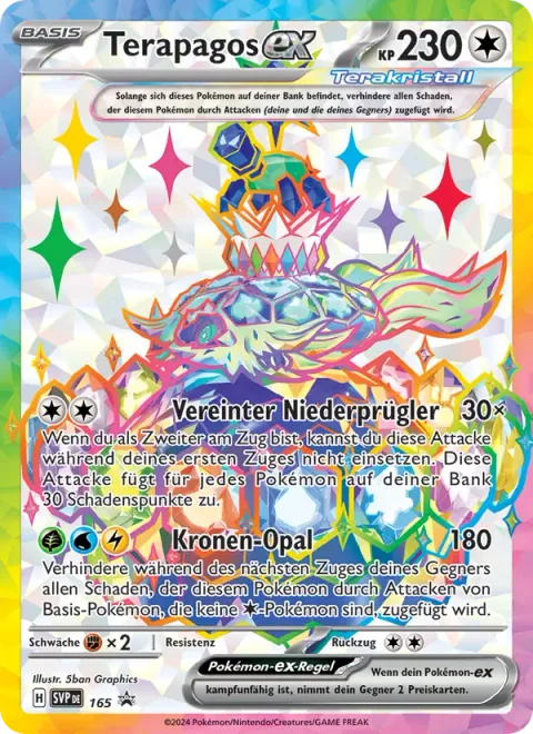 Terapagos ex [Unified Beatdown | Crown Opal]