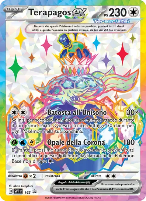 Terapagos ex [Unified Beatdown | Crown Opal]