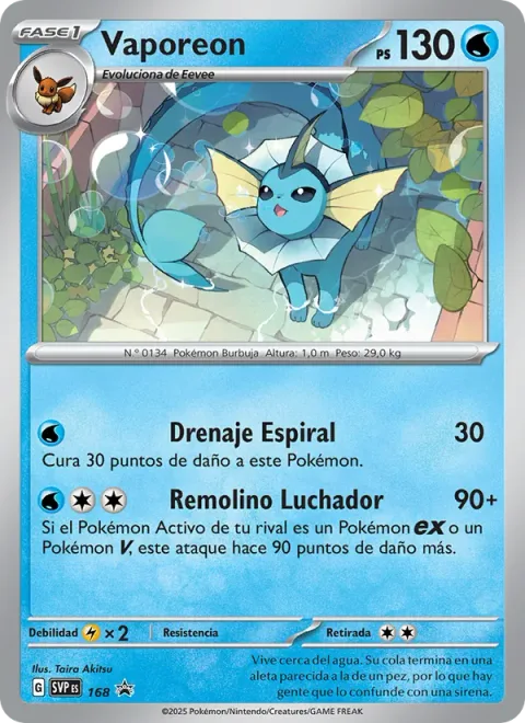 Vaporeon [Spiral Drain | Fighting Whirlpool]