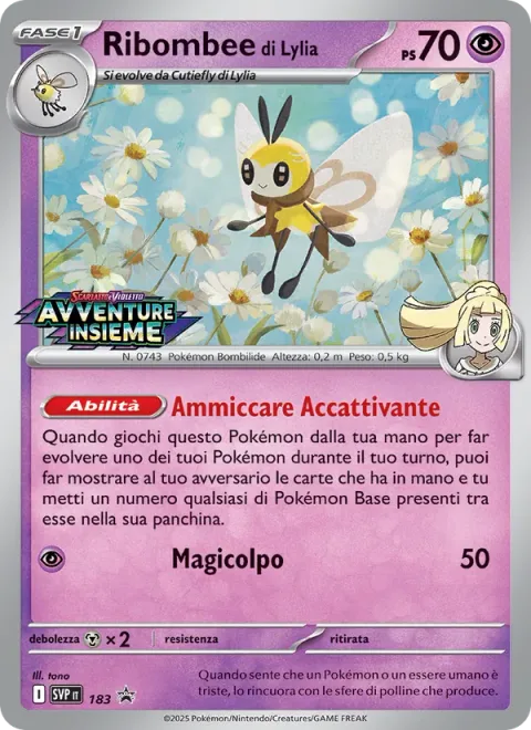 Lillie's Ribombee [Inviting Wink | Magical Shot]