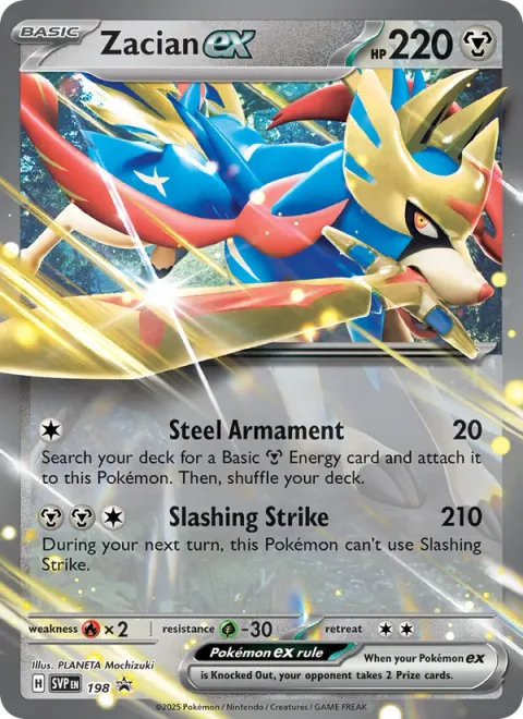Zacian ex [Steel Armament | Slashing Strike]