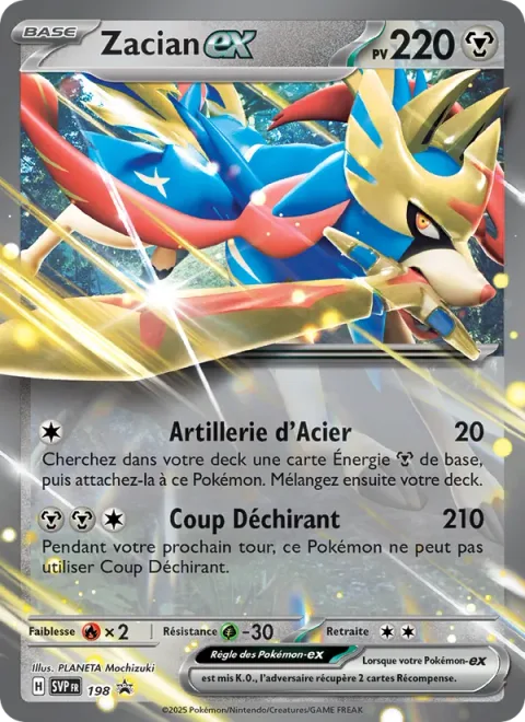 Zacian ex [Steel Armament | Slashing Strike]