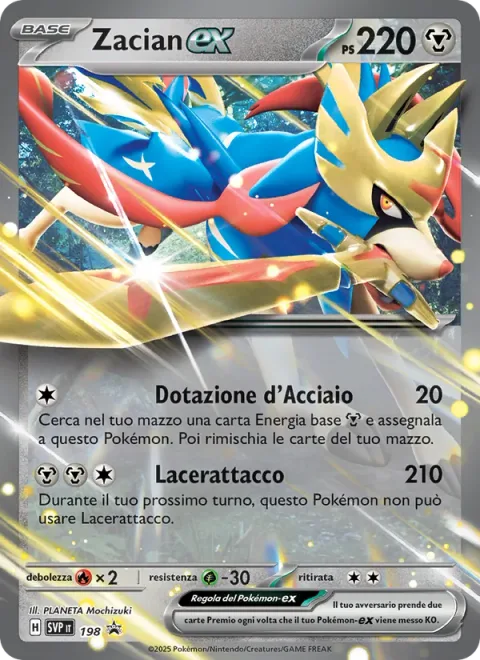 Zacian ex [Steel Armament | Slashing Strike]