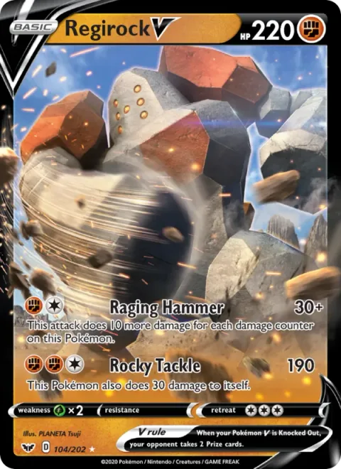 Regirock V [Raging Hammer | Rocky Tackle]