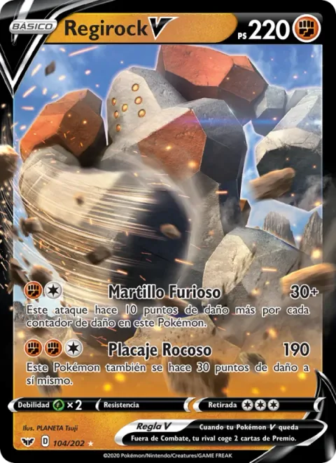 Regirock V [Raging Hammer | Rocky Tackle]