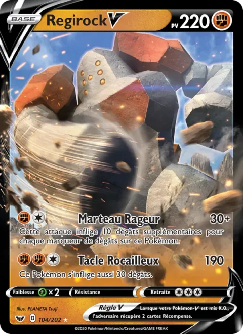 Regirock V [Raging Hammer | Rocky Tackle]