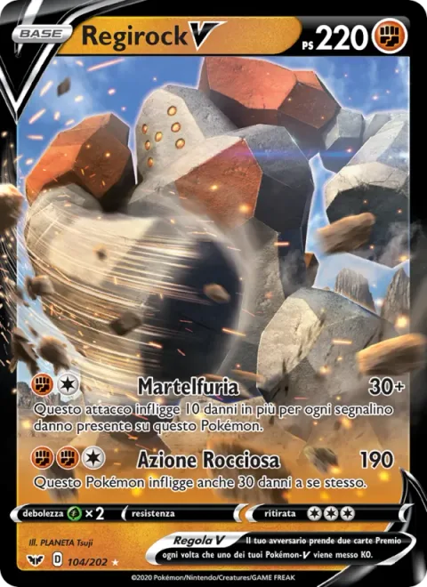 Regirock V [Raging Hammer | Rocky Tackle]