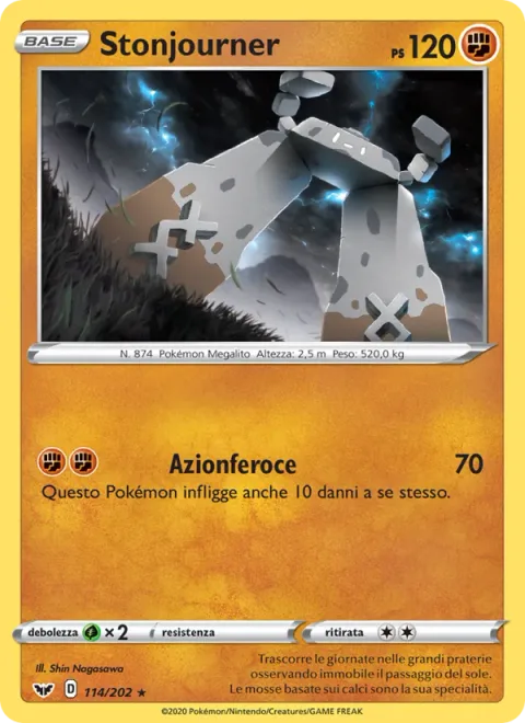 Stonjourner V [Guard Press | Mega Kick]