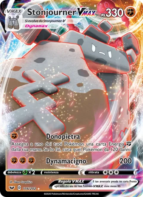 Stonjourner VMAX [Stone Gift | Max Rockfall]