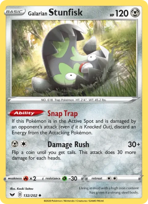 Galarian Stunfisk [Snap Trap | Damage Rush]
