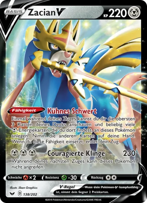 Zacian V [Intrepid Sword | Brave Blade]