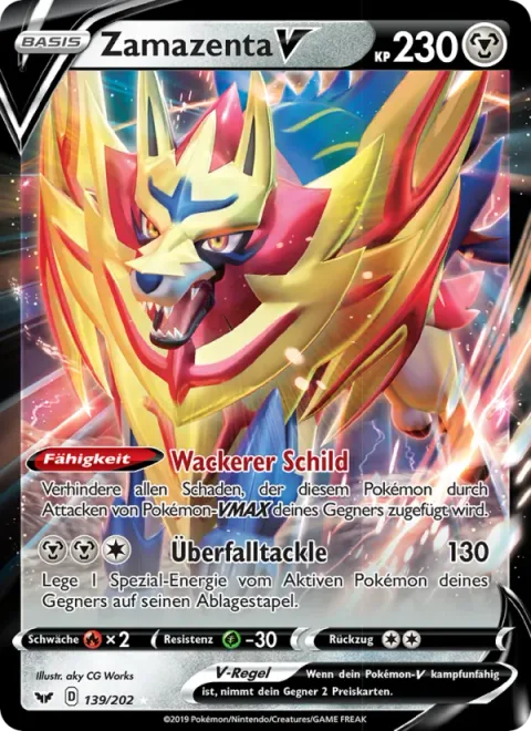 Zamazenta V [Dauntless Shield | Assault Tackle]