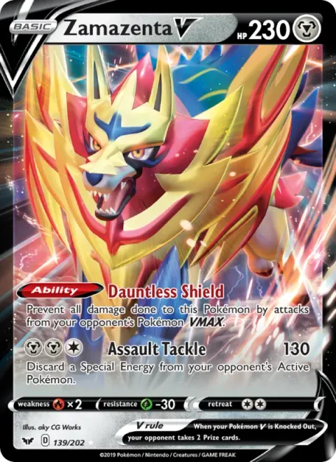 Zamazenta V [Dauntless Shield | Assault Tackle]