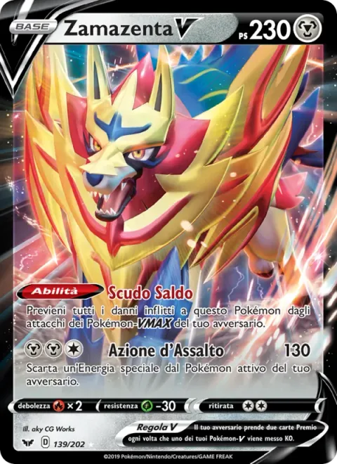 Zamazenta V [Dauntless Shield | Assault Tackle]